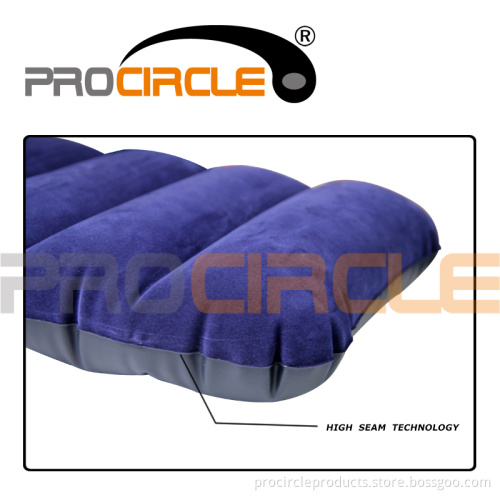 Colorful Rectangle Air Inflatable Travel Pillow (PC-AP1001)